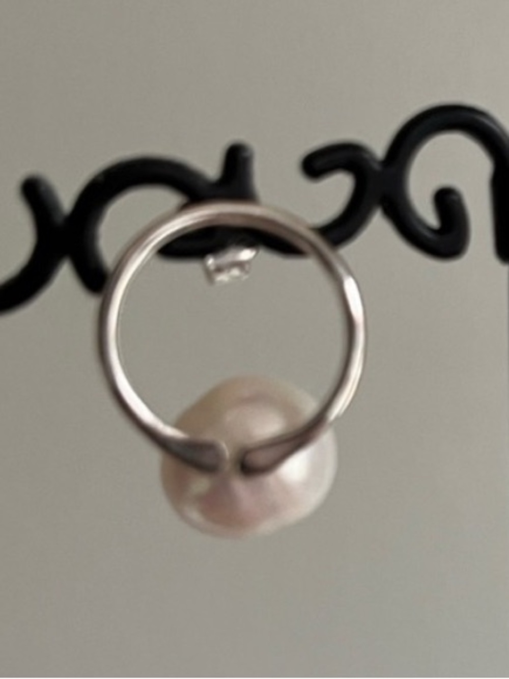 Sterling Silver Pearl Post Earrings - Picture 4 of 6
